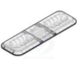 Amber 48 inch LED Lightbars. 2464LED-AA-C