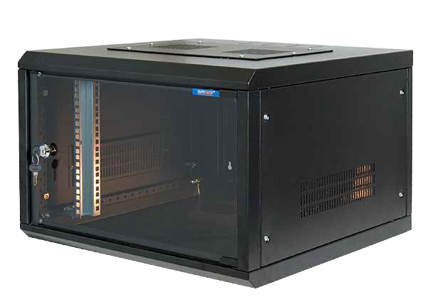 COFFRET 19", 15U AVEC PORTE VITREE ET SERRURE 600*600 COFFRET