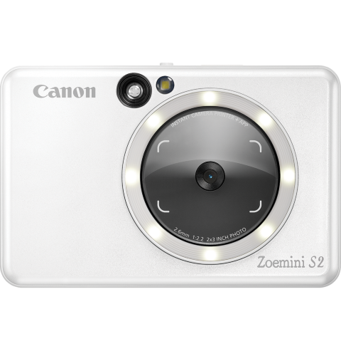 Appareil Photo Couleur Instantané ZOEMINI S2 ZV223 Blanc Perle 4519C007AA