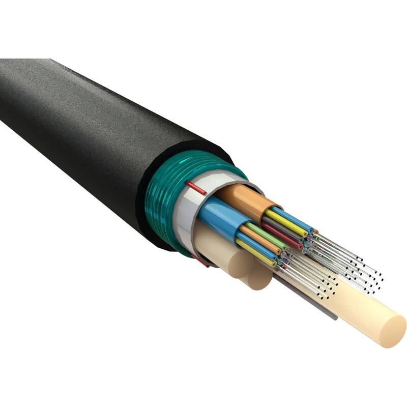 CABLE FIBRE OPTIQUE 48 BRINS MONOMODE ARME 9/125 LINK-TECH LIN-FIB/48B