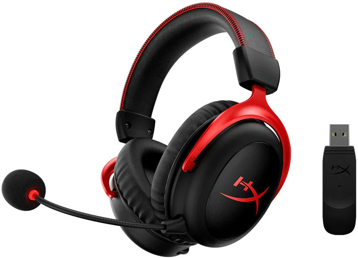 CASQUE HyperX Cloud II Wireless HHSC2X-BA-RD G 4P5K4AA