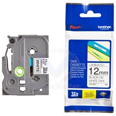 Ruban étiqueteuse P-TOUCH 12mm Blanc TZE-231