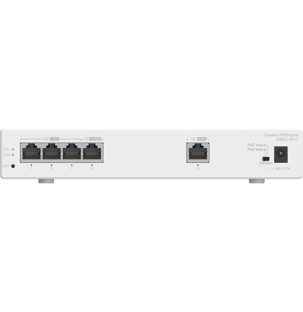 Passerelle Multi-Services  S380-L4P1T (1*GE WAN, 4*GE LAN (PoE+, 50W) 98012178