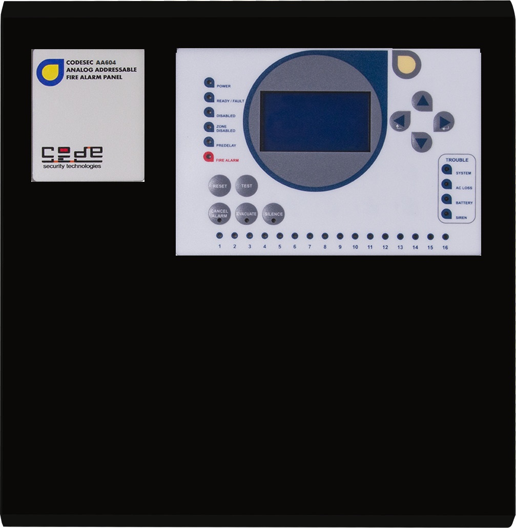 Centrale Adressable 1-4 Boucle AA604 4 Zones AA604
