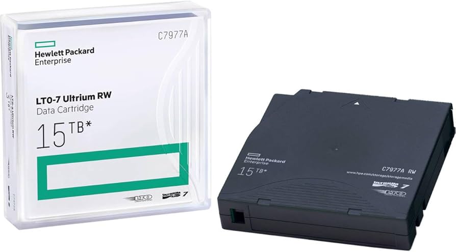 HPE LTO-7 Ultrium 15TB RWData Cartridge C7977A
