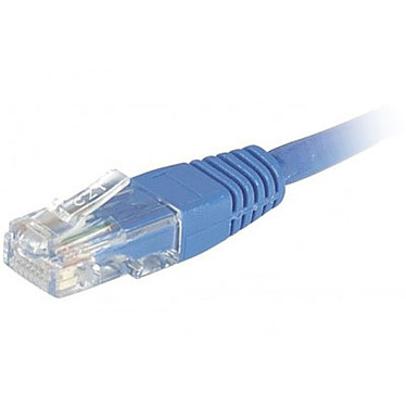 CORDON 0.5M CAT 6A BLEU LINK TECH