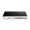 Switch manageable 8 ports Gigabit + avec 2 ports Combo SFP