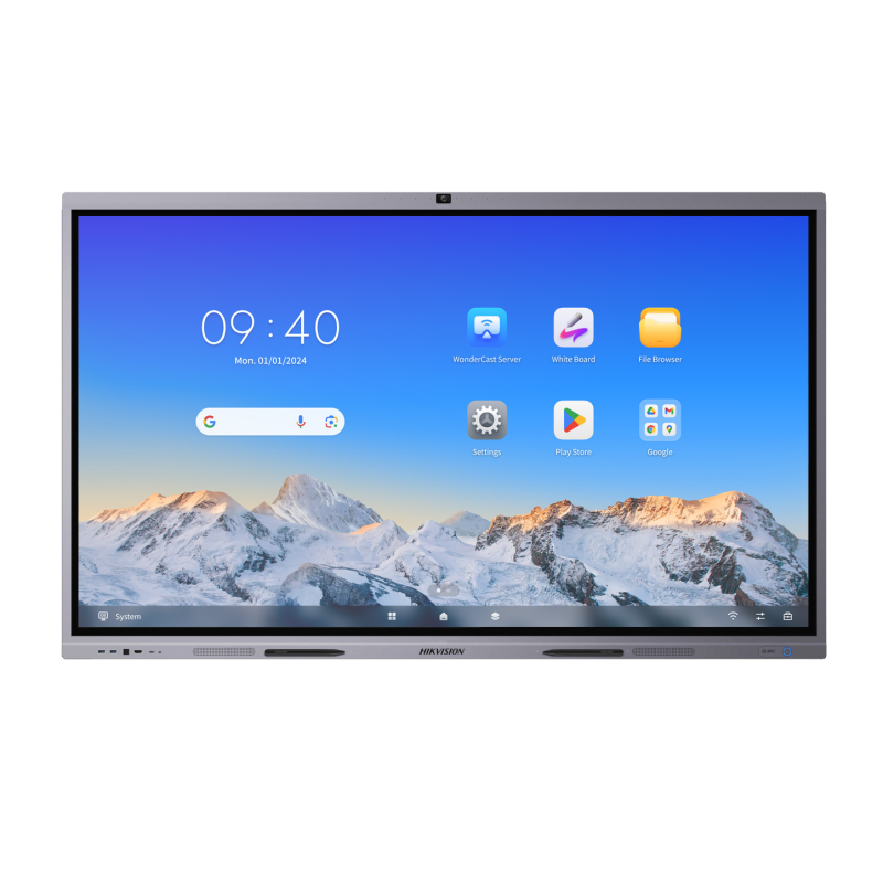 Ecran Tactile Interactif 86" UHD 4K AVEC CAMERA INTEGREE Certifié EDLA DS-D5C86RB/B2L