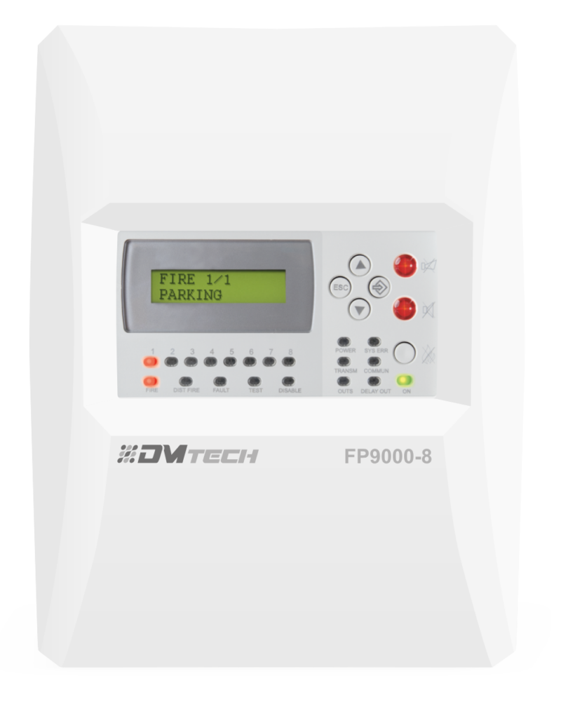 Centrale D'incendie Conventionnel Avec Afficheur 8 Zones FP9000-8