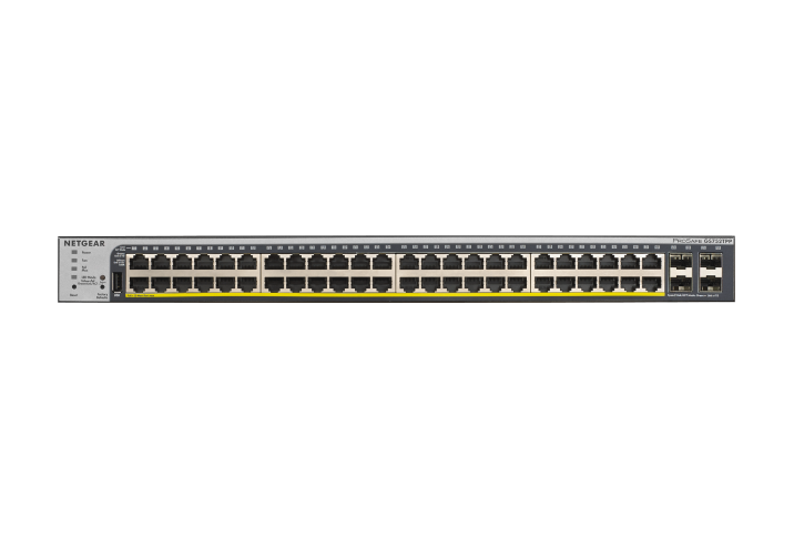 Smart Switch Web manageable Pro Gigabit PoE+ 48 Ports 4 ports SFP (760 w) GS752TPP