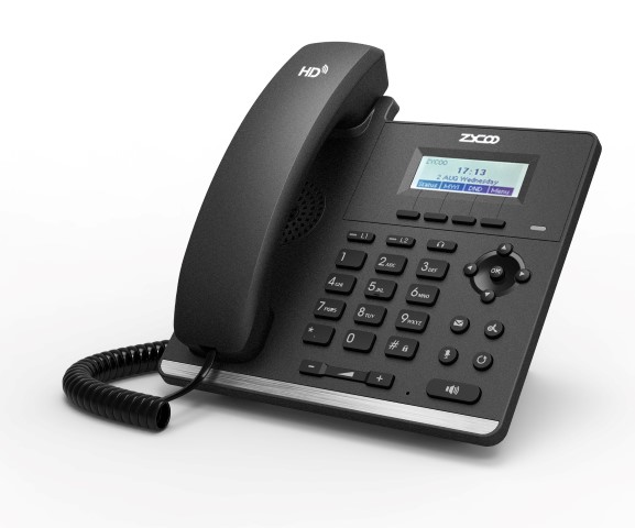 Telephone IP a 2 Ligne avec ecran LCD 128x48 dot-matrix with backlight CooFone H81