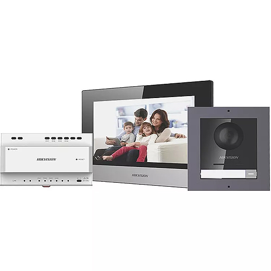 KIT VIDEOPHONE HIKVISION IP ECRAN TACTILE 7" HIK_KIS702