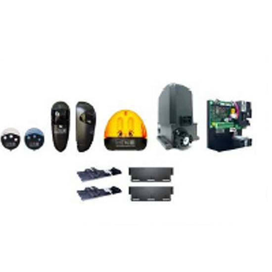 KIT Marque TECNO 230V pour Portail Coulissant 600KG MAX KIT600