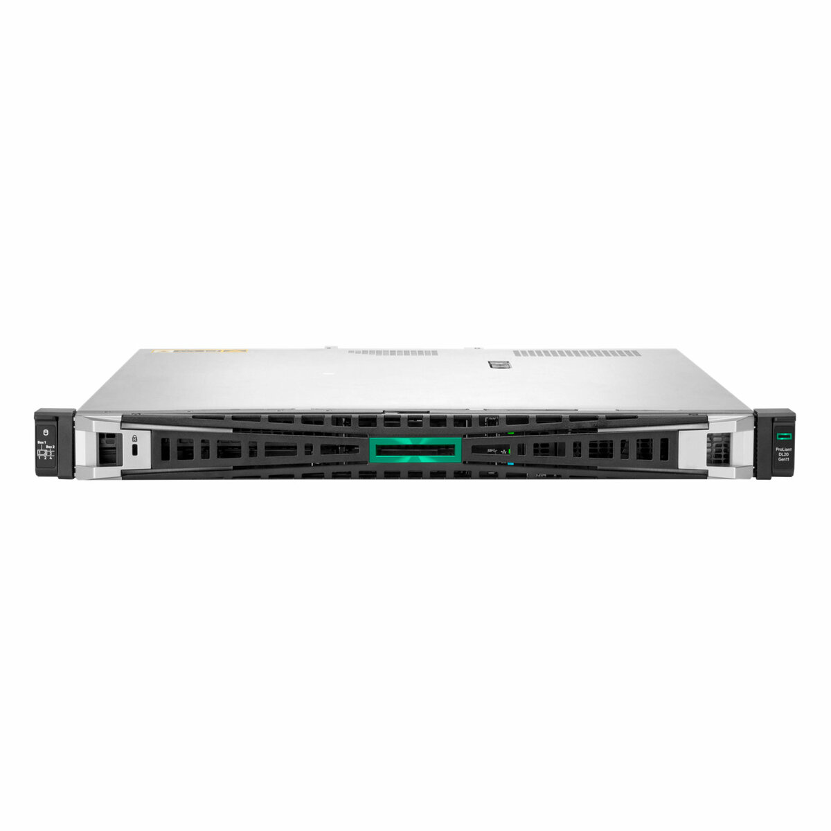 Serveur ProLiant DL20 G11 4SFF E-2436 2.9GHz 6c 32GB RAID-SATA-VROC 4p-1GbE-BCM5719 800wT + 2x 480GB SATA SSD 36M P71375-425