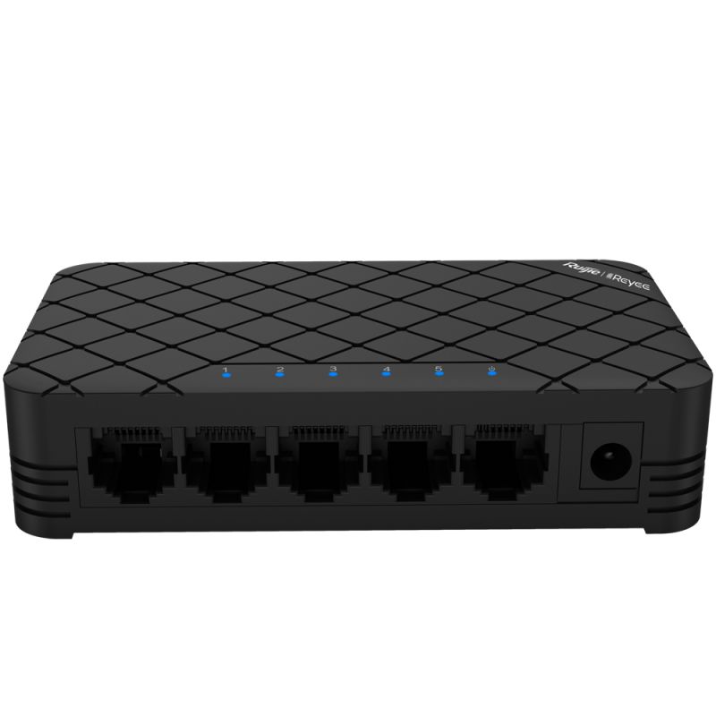 Commutateur Non géré Gigabit à 5 ports 10/100/1000 RJ45 Boîtier en Plastique RG-ES05G