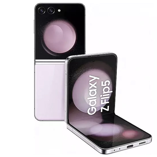 Smartphone Galaxy Flip 5 Lavender 6.7" Snapdragon8 8Go 256Go Android 5G 10Mpx12Mpx12Mpx SM-F731BLIAMWD