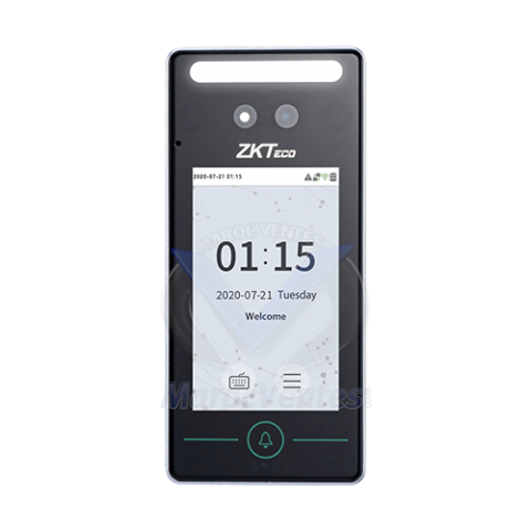 Contrôle D’accès Biométrique Hybride à Reconnaissance Faciale Écran Tactile Couleur LCD 4" SpeedFace-V4L