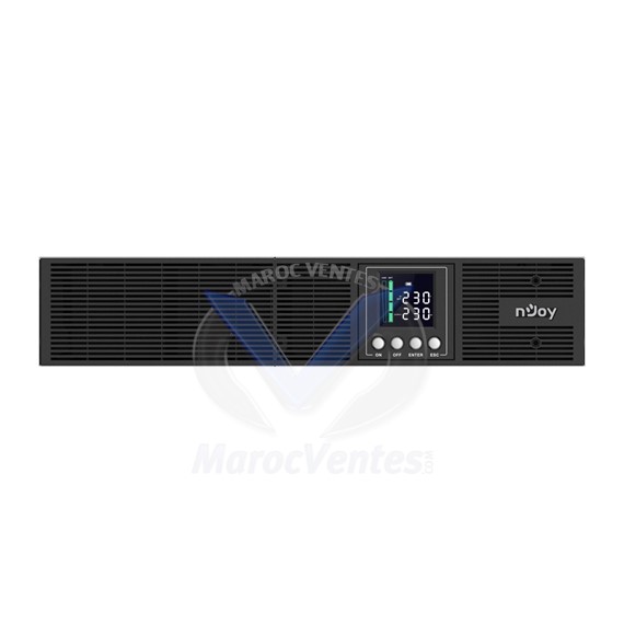 Onduleur nJoy Aster 3K en ligne double conversion 3000 VA/2700 W montable en rack NJOY_UPCMCOP930HASCG