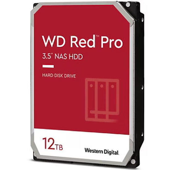 WD 12 TB WD RED PRO NAS HARD DRIVE - 7200RPM 256 KO CACHE WD122KFBX