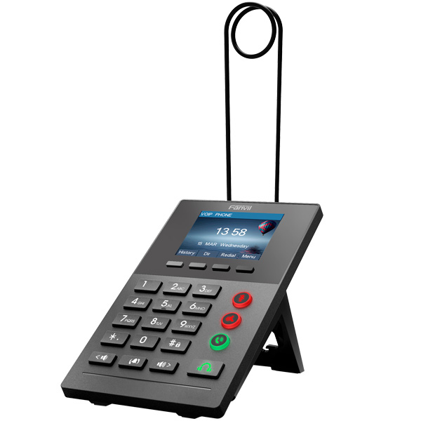 Téléphone IP pour centre d'appel avec écran couleur, 2 lignes SIP PoE, BROADCOM chipset X2