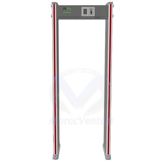 Portique 18 Zones de Détection 256 Niveaux de Sensibilité Écran LCD 3,5″ ZK-2180