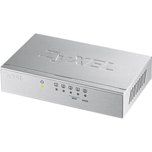 Switch - Non manageable - 5 ports : 5 ports Gbps, Alimentation externe, Boîtier métal GS-105BV3-EU0101F