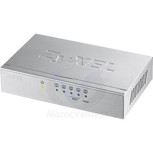 Switch - Non manageable - 5 ports : 5 ports Gbps, Alimentation externe, Boîtier métal GS-105BV3-EU0101F