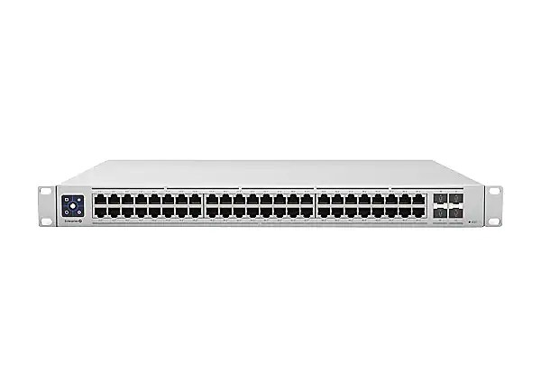 Switch 48-Port PoE+ Géré L2/L3 Gigabit Ethernet (10/100/1000) Connexion Ethernet, supportant l'alimentation via ce port (PoE) 1U Argent