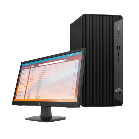 PC Bureau  ProDesk Tour 400 G9 i5-12500 + Écran P22v G5 8Go 512Go SSD Freedos 5J324ES