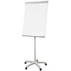 FLIPCHAT PAPERBOARD AVEC BRAS & ROULETTES