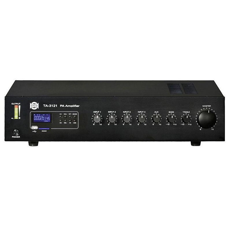 Amplificateur de sonorisation professionnel + Mélangeur mixeur multiplexé 120 W RMS TA-3121
