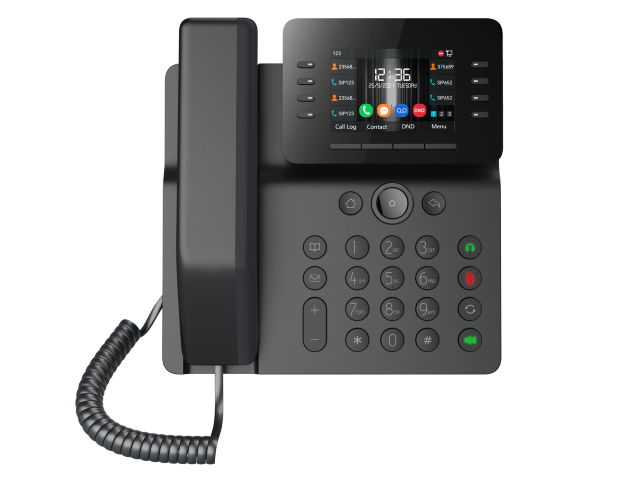 Téléphone IP Fanvil 12 comptes SIP avec écran couleur et Bluetooth intégré