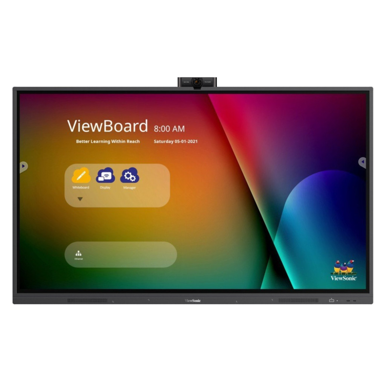 ECRAN LED INTERACTIF VIEWSONIC IFP6532 65" 4K Tactile  + CAMERA INTEGREE IFP6532 + VB-CAM-001 + WIFI