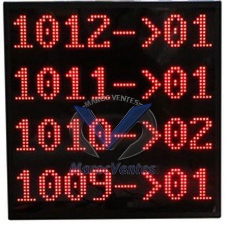 AFFICHEUR PRINCIPAL À LED 4 LIGNES Z-WBL01