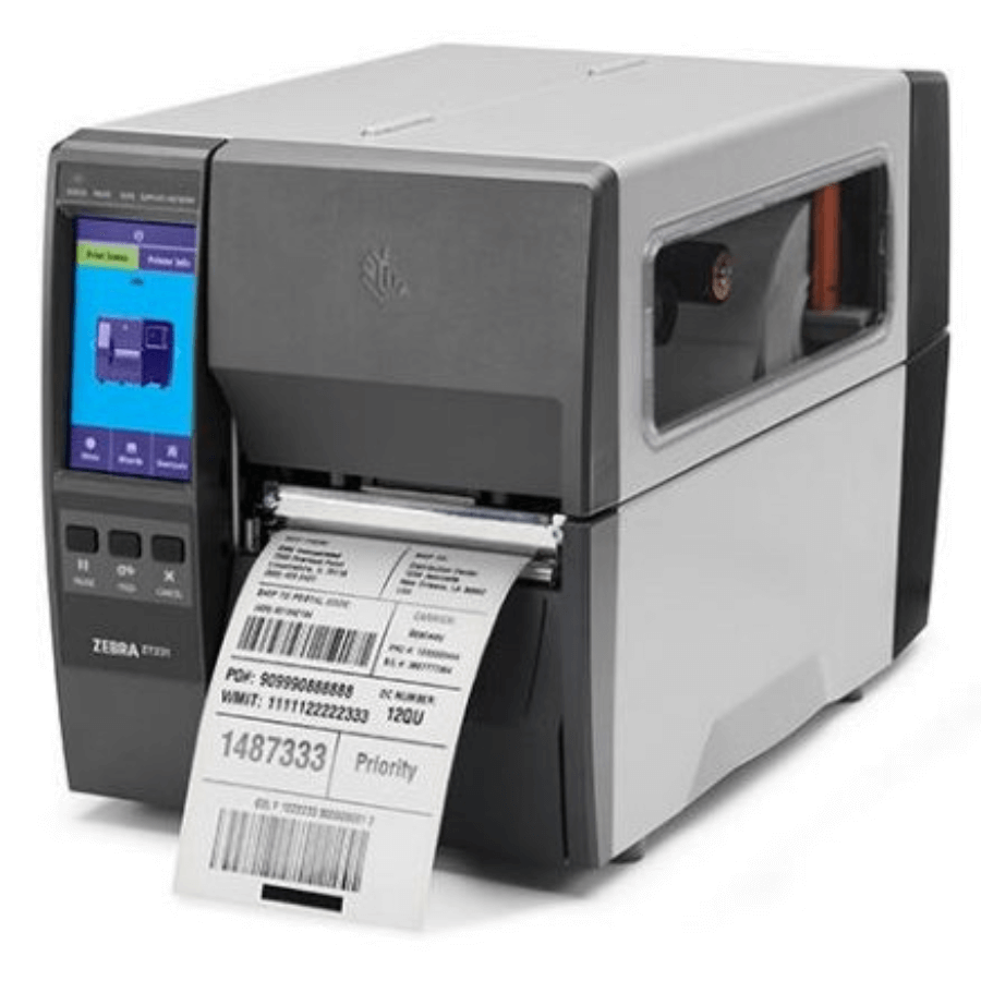 Imprimante D'étiquettes ZT231 Transfert Thermique Ecran LCD 203 dpi USB Hôte USB RS232 Ethernet Bluetooth ZT23142-T0E00FZ