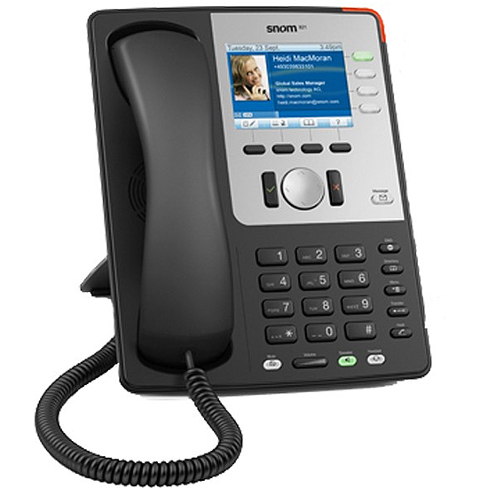 Téléphone IP Snom 821 avec Alimentation Noir 2346