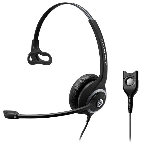Micro-casque professionnel filaire monaural avec connecteur Easy Disconnect 504401