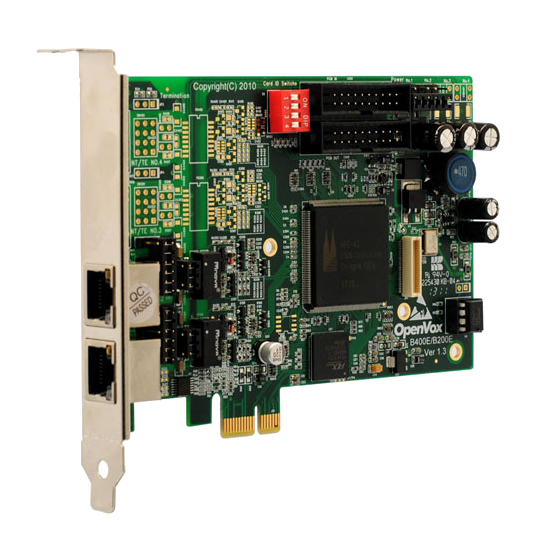 Carte ISDN BRI 2 Port PCIe B200E