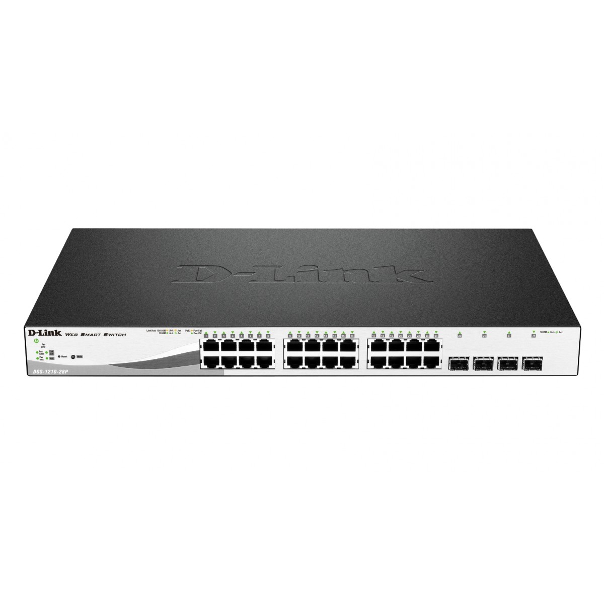 Switch manageable 24 ports Gigabit PoE + 4 ports Combo SFP DGS-1210-28MP