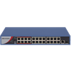 Switch 24 Ports 10/100 POE 1 Port RJ45 Gigabit et 1 Port Fibre Optique Gigabit DS-3E0326P-E-M-B