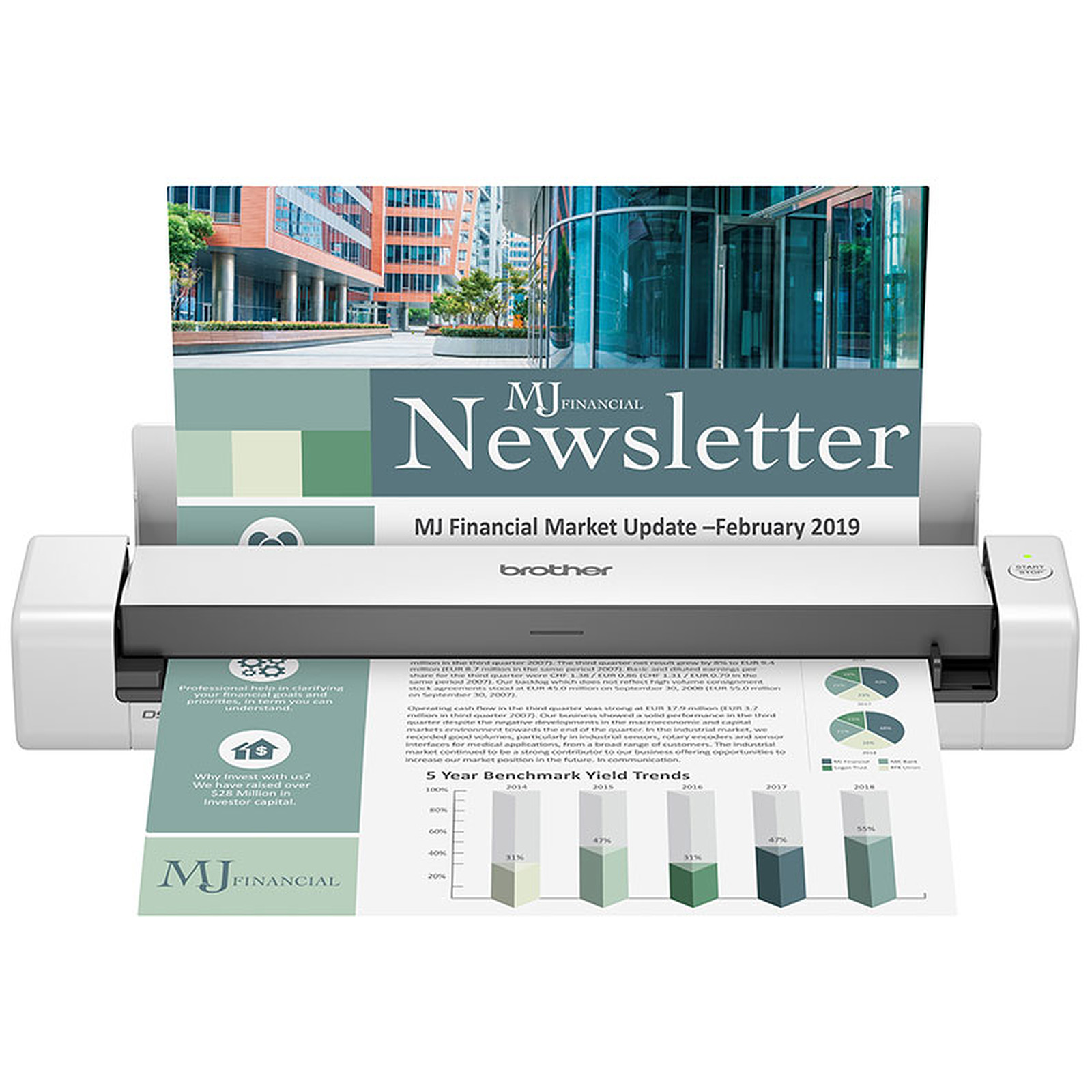 Scanner mobile à défilement Recto/Verso DS-740D