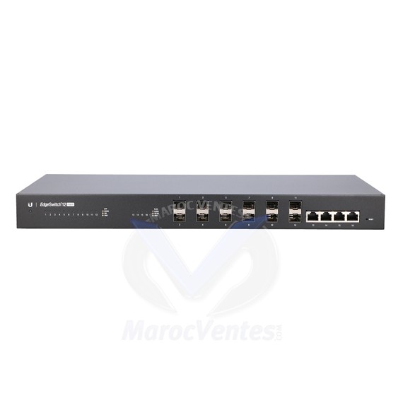 Switch EdgeMAX EdgeSwitch 12x SFP 4x RJ45 1000Mb/s ES-12F-EU