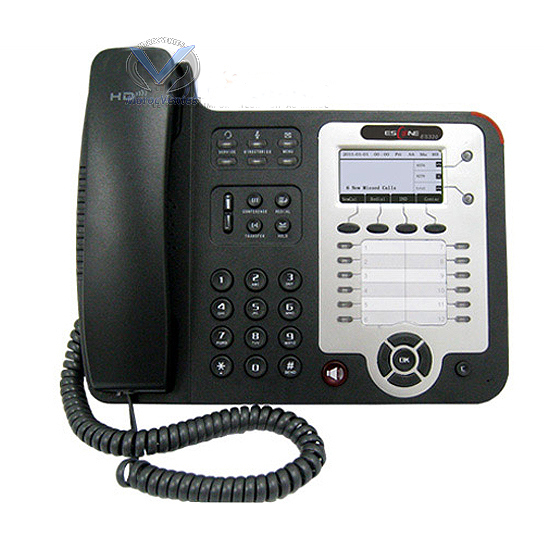Téléphone IP professionnel avec port Gigabit Ethernet + 2 comptes SIP GS320-P