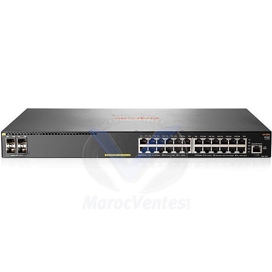 Switch Aruba 2930F 24G PoE+ 4SFP+ Commutateur C3 Géré 24 x 10/100/1000 JL255A
