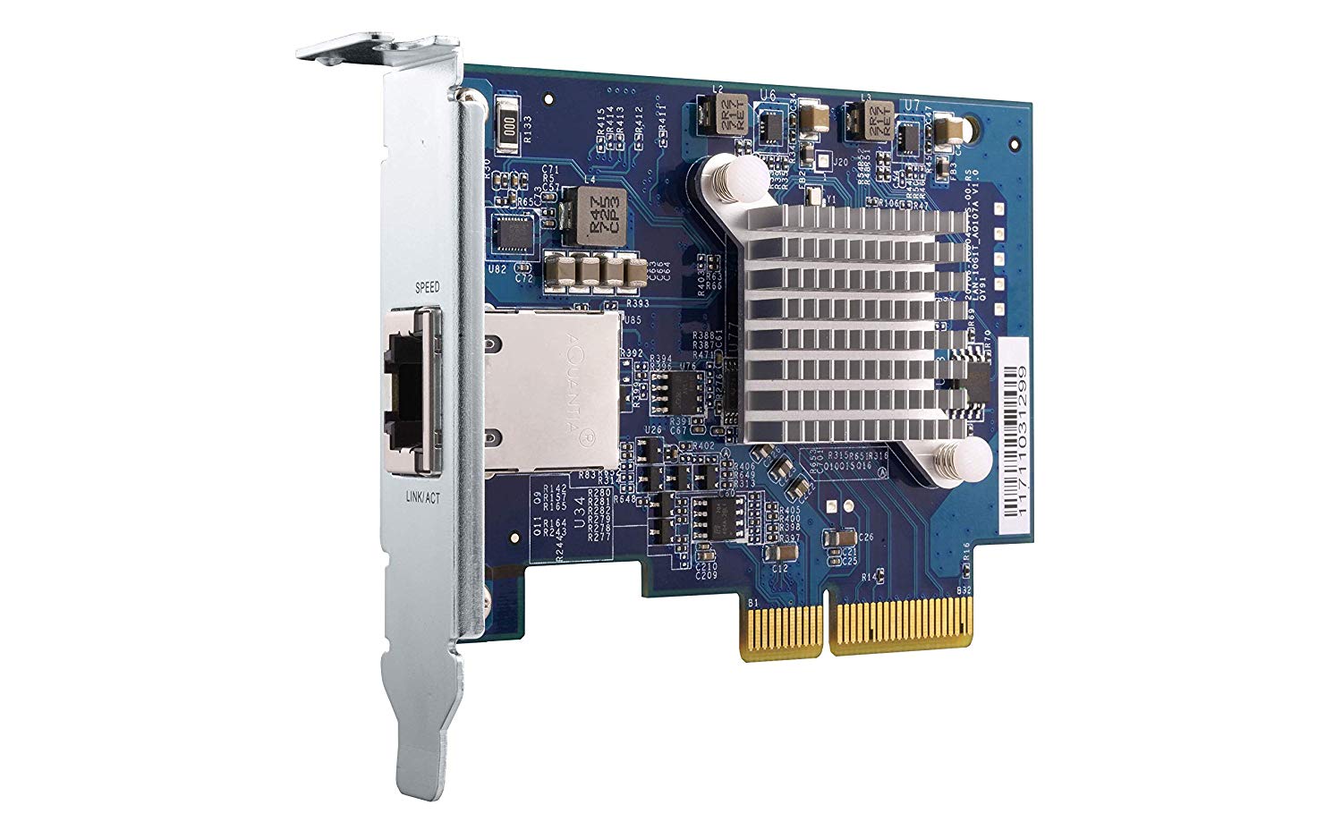 Carte d’extension réseau 10 GbE 5 vitesses port uniqueContrôleur pour NAS ou PC