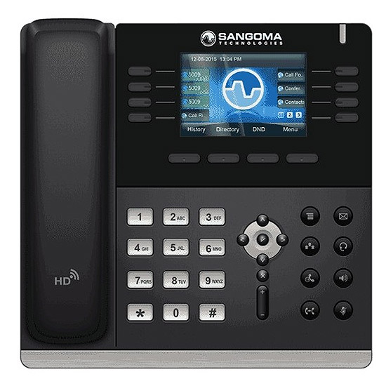 Téléphone IP 4 Comptes SIP Ecran Couleur LED 3,5" Ports Gigabit Ethernet S500