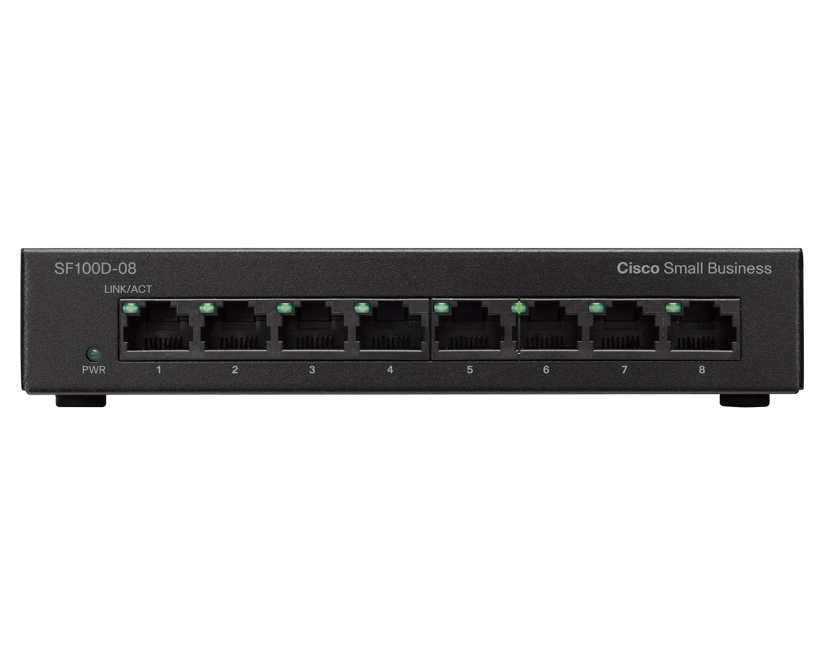 Switch 8 Ports (10/100) Fast Ethernet non géré SF110D-08-UK