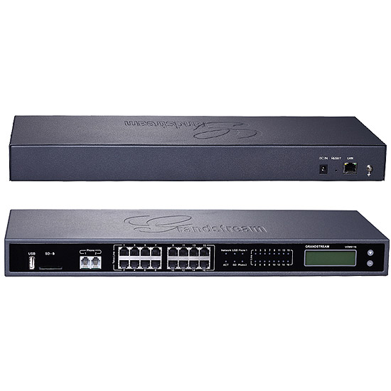 IPBX IP avec 2 Ports FXS et 16 Ports FXO. UCM6116