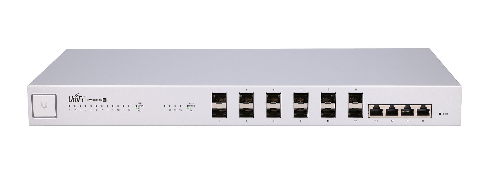 Switch UniFi 12 x SFP+ Ports 4x10G RJ45 Ports agregation Géré