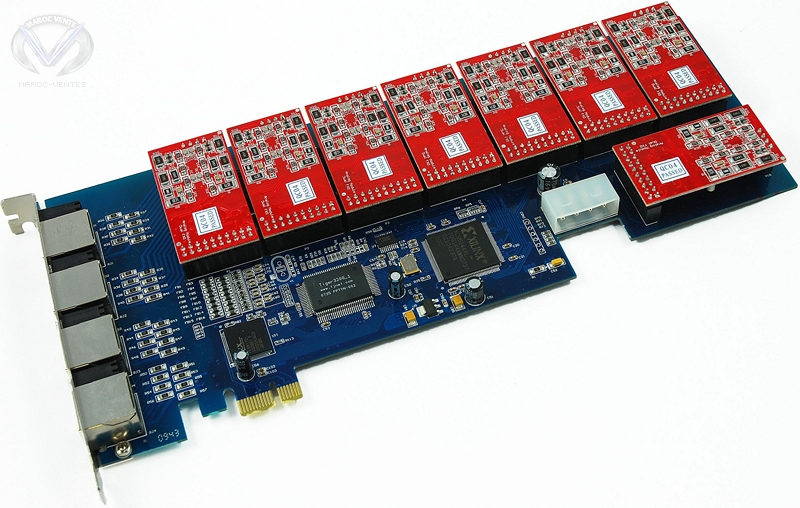 Card Asterisk support 16 analog lines with PCI Express 1 ZA16E